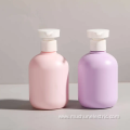 PET empty plastic transparent shampoo bottles
